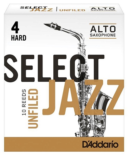 Rico RRS10ASX4H Select Jazz Unfiled    ,  4,  (Hard), 10 